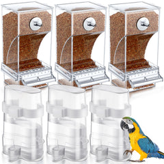Yaomiao alimentador automático para aves, evita desorden y facilita la alimentación diaria.