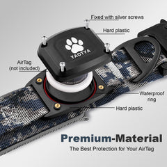 YaoTya asa de control para collar AirTag IP68, mejora manejo en paseos