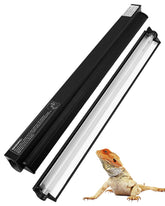 Luz UVB de Ycxydr para reptiles, foco T5 12 pulgadas para terrarios, favorece la exposición UVB necesaria.