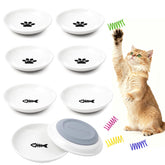 YeahGo cuencos interiores para gatos con base antideslizante que evitan derrames.