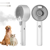 YeahGo Cepillo de vapor para gatos en uso para cepillado diario.