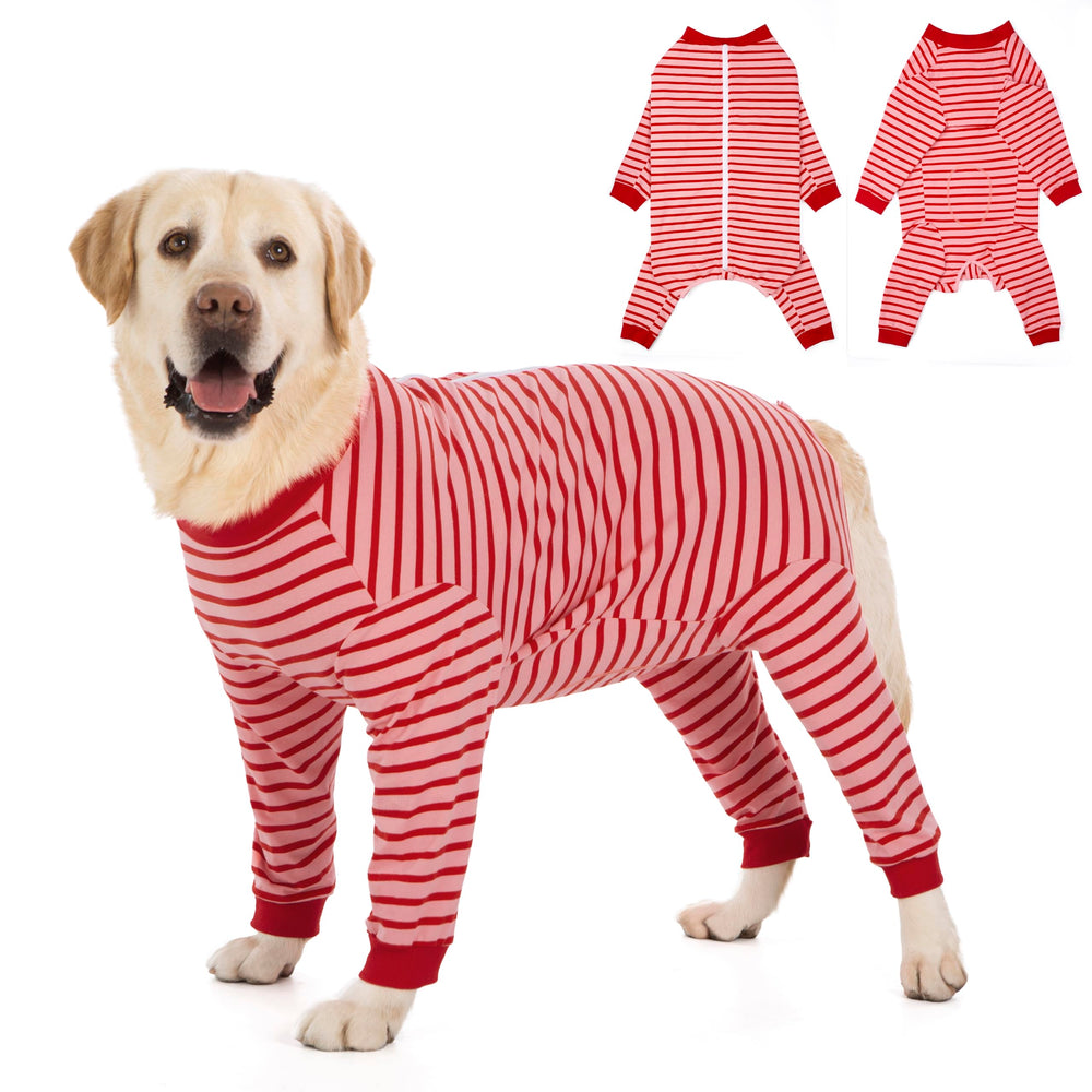Yeapeeto Recovery Suit cubre todo el cuerpo del perro para mayor comodidad.