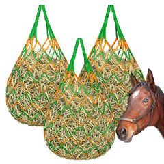 Bolsa de heno YedsIntu para caballos con diseño lento y durabilidad.