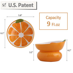 Yeexoxow diseño naranja con tema de fruta para una comida cómoda.
