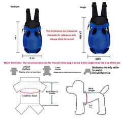 Yehenarn Mochila portadora de mascotas, malla transpirable para buena circulación y menos calor.