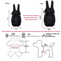Yehenarn Mochila portamascotas con malla de aireación para mayor transpiración.