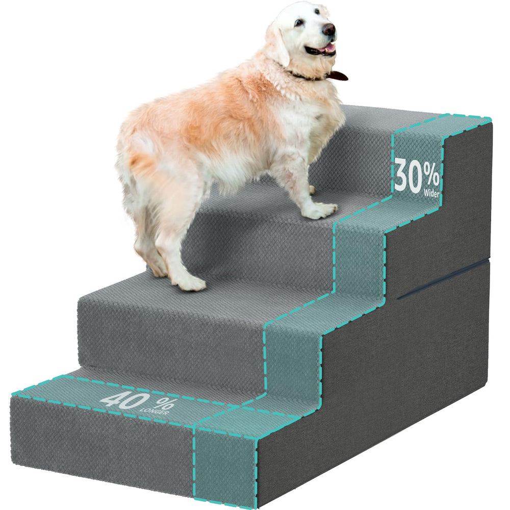 Escalones YENING para perros grandes, cama alta de 24 pulgadas, subida fácil.