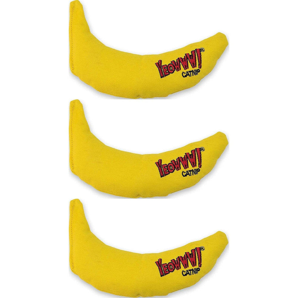 Yeowww! DuckyWorld banano de hierba gatera, juguete estimulante para gatos durante el juego.
