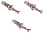 Yeowww! Pollock pez juguete, relleno de menta para gatos para juego activo