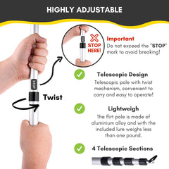 Cuerda no-bungee de YES4QUALITY, juego seguro y controlado