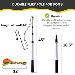 Señuelo acoplado yDurable de YES4QUALITY para entrenamiento y diversión