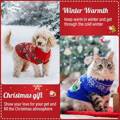 Yeyeplum suéter navidad perro muñeco de nieve, cómodo y fácil de poner