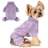 Pijama Yikeyo para perro chico, vista frontal, calidez suave.