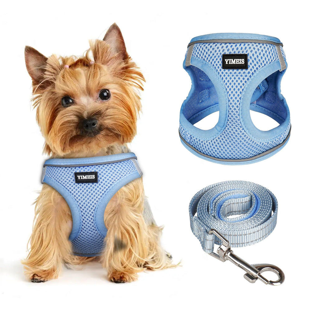 Arnés YIMEIS para perro pequeño con diseño panal hexagonal, cómodo y ligero