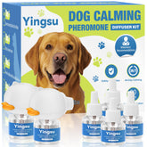 Difusor Yingsu: bote de calma para perros 8 en 1, promueve relajación.