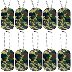 Etiquetas militares Yinkin en camuflaje acrílico para fiestas temáticas