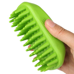 Cepillo de baño de silicona Yintoper para perros, masaje suave durante el lavado