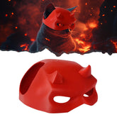 Yipintang máscara para gatos murciélago rojo, ligera y cómoda para juegos.
