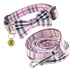 Yizepet collar con lazo en primer plano, textura suave para paseos cómodos.