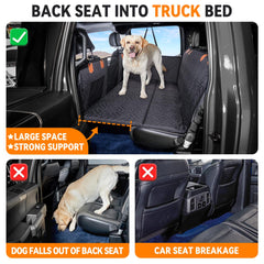 YJGF hamaca para perros en camión ofrece seguridad durante la conducción.