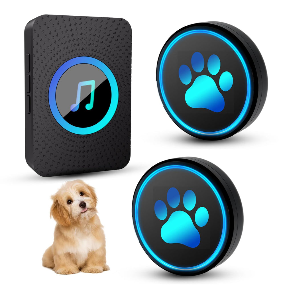 Campana de Yoiilifee para mascotas con tacto fácil facilita pedir salir.