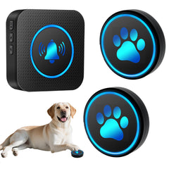 Timbre Yoiilifee para perros con alcance de 1000 pies, avisos a distancia para mascotas.