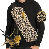 Yosadol dragón-barbudo portador-leopardo, transporte cómodo y seguro para salidas.