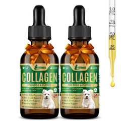 YOTANGO Colágeno para perros en bote con sabor bacon, fácil de mezclar con comida