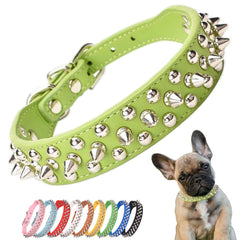 YOUALSO collar tachas perro ajustable para uso diario cómodo