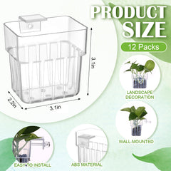 Youdaju copa planta acuario con agujeros para un cultivo acuático sano