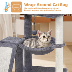 YOUPETSER arbol gatos plataforma-descanso acolchada para siestas