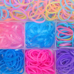 YOY banditas elasticas para perros, colores variados, duraderas para peinados diarios