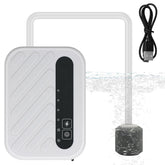 Aireador recargable YQMIGU portátil para pesca con funcionamiento silencioso.