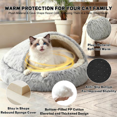 Cama para gato YUDANSI con borde de aluminio ajustable, evita colapso.