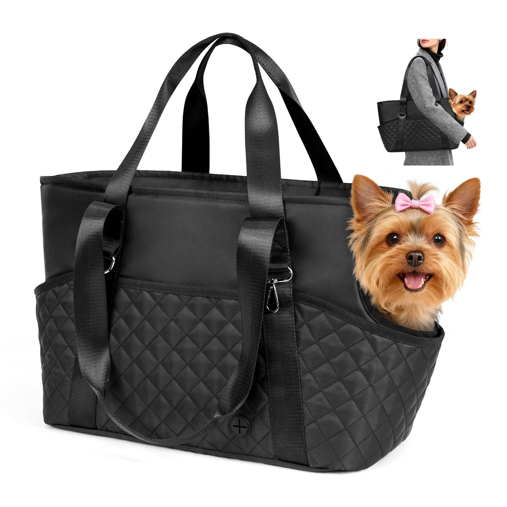YUDODO bolso transporte perro 3-10 libras con puerta superior para fácil acceso