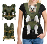 YUDODO frontal Mochila porta mascotas, vista frontal, ideal para paseos seguros.