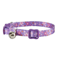 Collar YUDOTE con estampado fresa y ola, diseño llamativo para gatos.