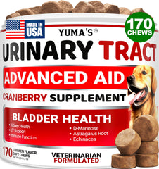 YUMA'S chuches uti para perros con arandano: sabor suave para uso diario.