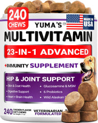 YUMA'S: suplemento para perro, tableta multivitamínica para salud general