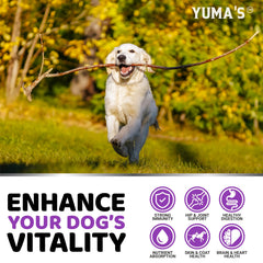 YUMA'S para todas las edades de perros, facilidad de incorporación diaria.