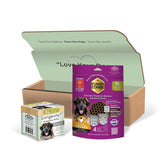 Envase Longevity15 de Yummy Combs para perros grandes.