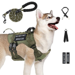 Yungaspy arnés táctico frontal para perro grande, cómodo y sin tirones