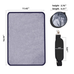YUNIQUE material impermeable exterior mantiene el interior seco durante paseos bajo lluvia.