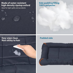 Cama YUUHENG con diseño sin cierre, seguro y fácil de limpiar.
