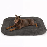 Cama para perro YUUHENG jaula XXL gris, descanso cómodo y cálido.