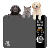 Almohadilla Yuzshin para comida de perro 36x24, ideal para varios cuencos.