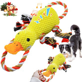 YZHDUXIU Juguete pato interactivo para perros, ideal para juego dinámico