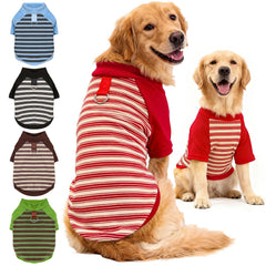 Camiseta YZHZIIR fleece con rayas, ideal para paseos fríos