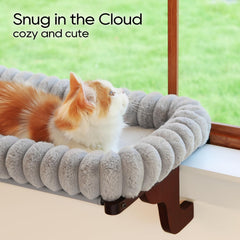 Zakkart SnugCloud cama lavable, ideal para gatos grandes.