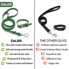 ZALER hebilla inoxidable para collar seguro y resistente